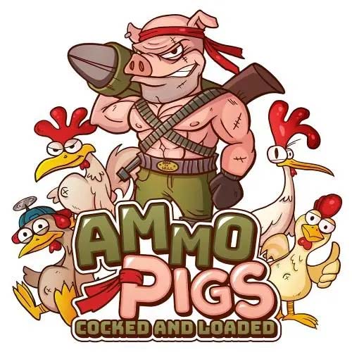 【XCI】《枪火猪猪：装弹射击 Ammo Pigs Cocked and Loaded》英文版